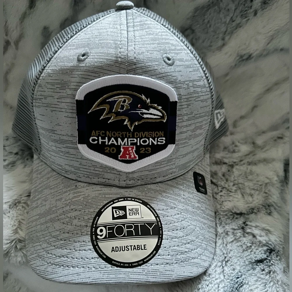 Baltimore Ravens 2023 AFC Champions Hat - Picture 1 of 2
